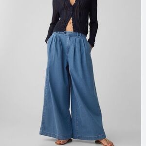 Doen x Gap wide leg denim pants